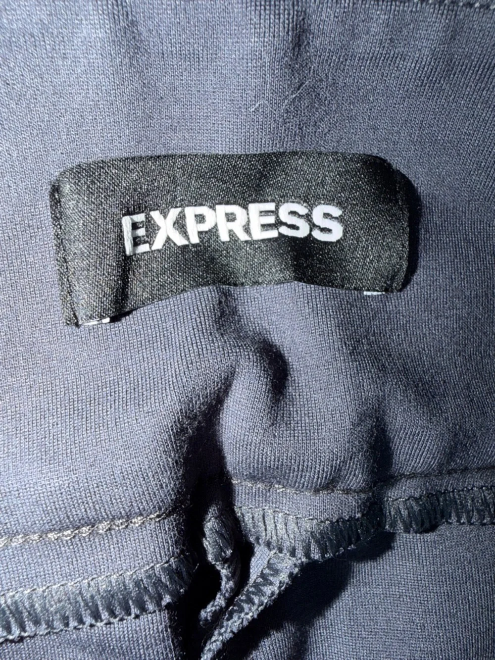 Express Charcoal Columnist Straight High Rise Pants Grey Size M 8 Like New